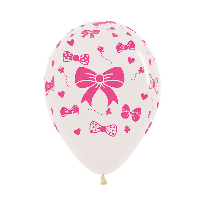 Globo Fashion Cristal Infinity Lazos R12 x 50 Unidades Sempertex