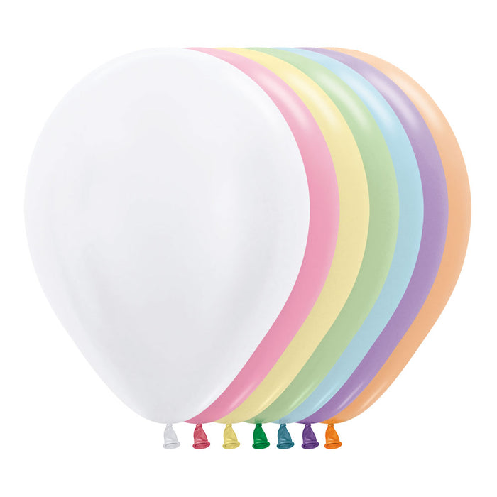 Globo Surtido Satin R12 X 50 Unidades Sempertex