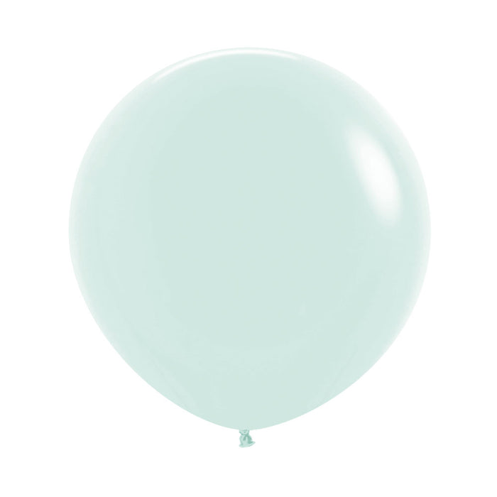 630 Verde Pastel Mate R36 x 2 Globos