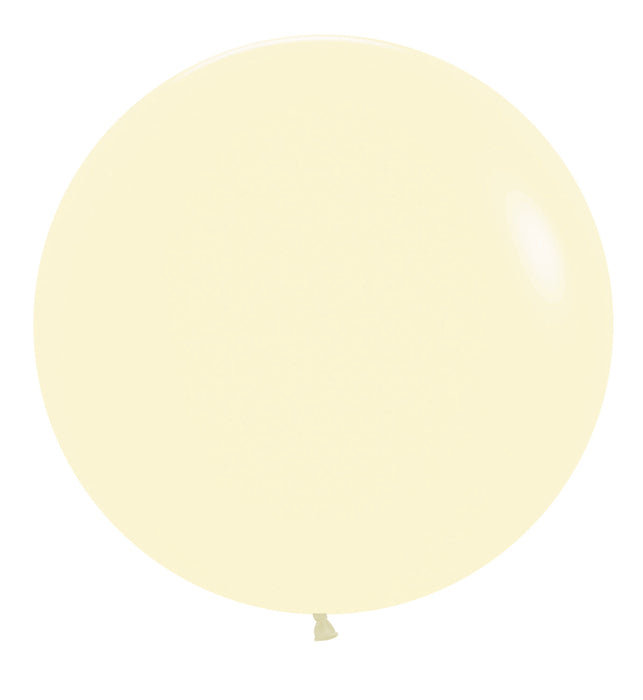 Globo Amarillo Pastel Mate R36 x 2 Unidades Sempertex