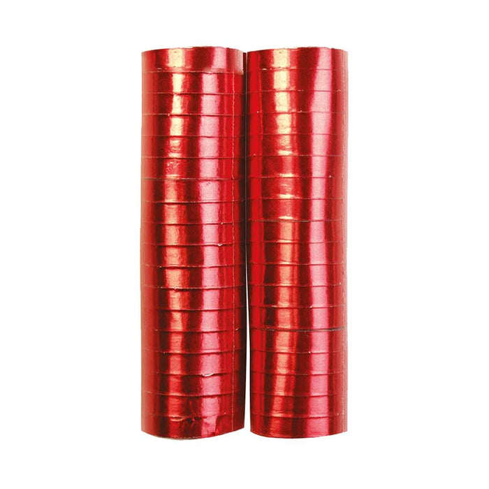 Serpentina Metalizada 4M Roja x 2 Unidades Sempertex