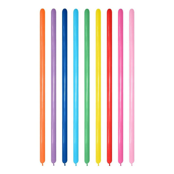 Globo Surtido Fashion Tubito 260 x 50 Unidades Sempertex