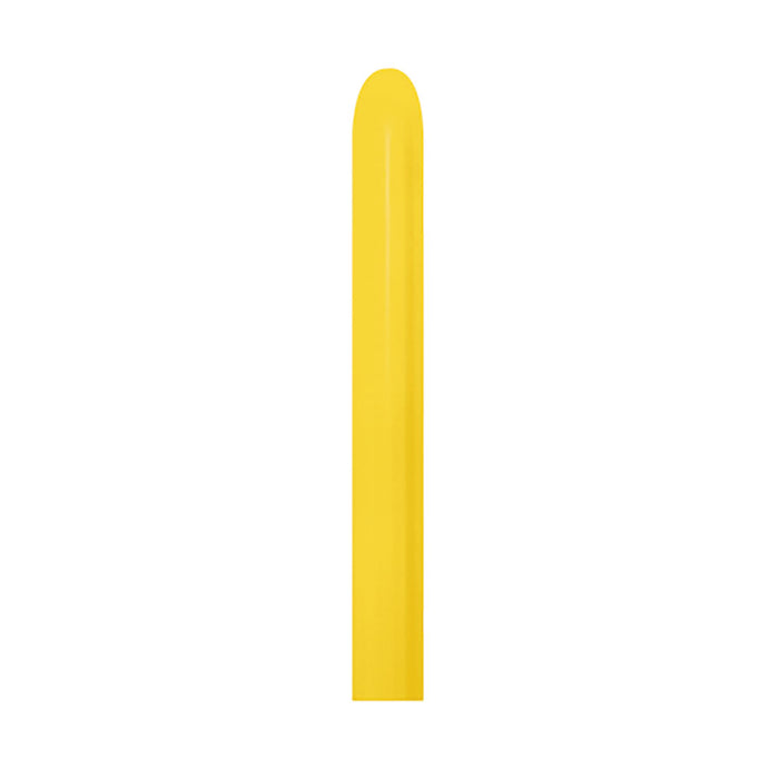 Globo Amarillo Fashion Tubito 260 x 50 Unidades Sempertex