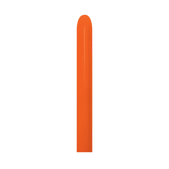 Globo Naranja Fashion Tubito 260 x 20 Unidades Sempertex