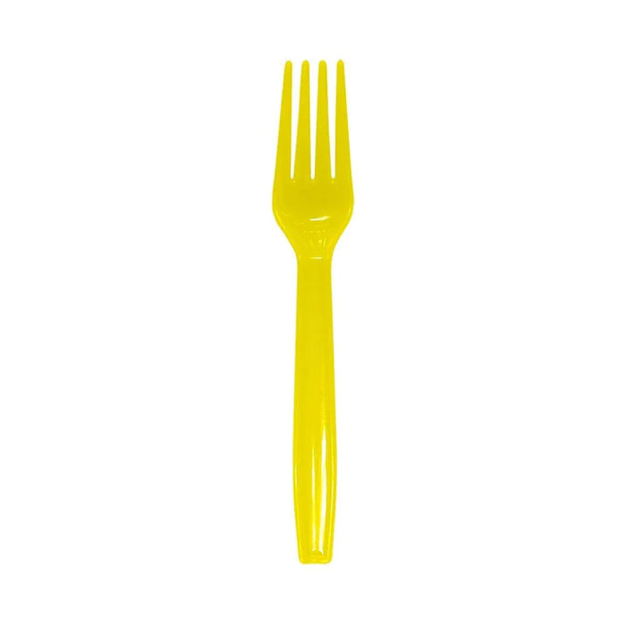 Tenedor Deluxe Amarillo x 12 Unidades Sempertex