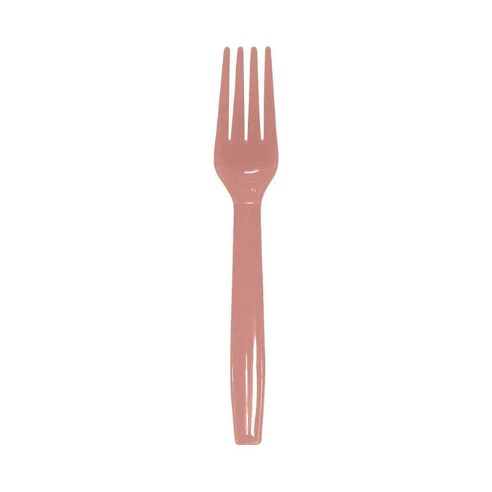 Tenedor Deluxe Dorado Rosa x 12 Unidades Sempertex