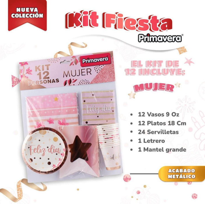 Kit De Fiesta Mujer Marca Primavera