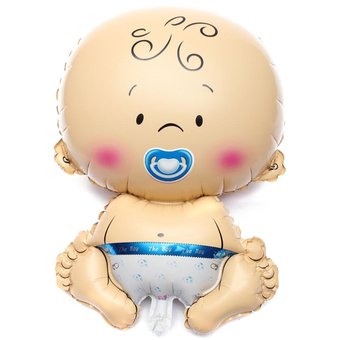 Globo Metalizado Bebé Niño 18"