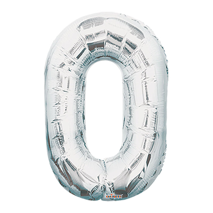 Globo Metalizado # 0 Plateado 25" Sempertex