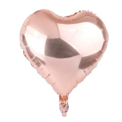 Globo Metalizado Corazón 18" Palo de Rosa Festella