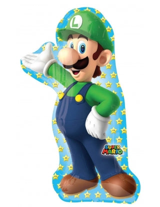 Globo Metalizado Cuerpo Luigi 20"