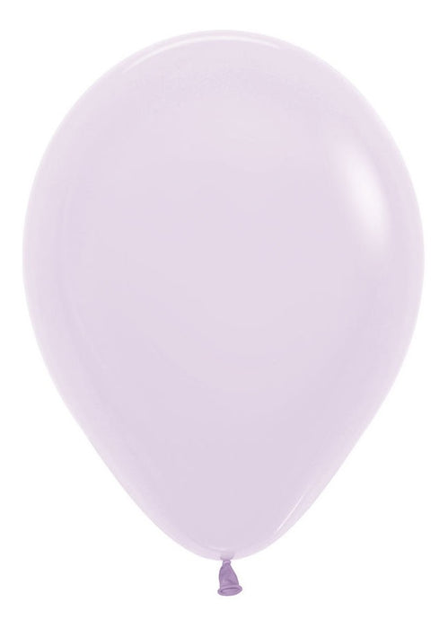Globo Lila Pastel Mate R18 x 6 Unidades Sempertex