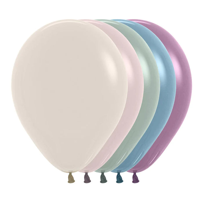 Globo Surtido Pastel Dusk R12 X 50 Unidades Sempertex