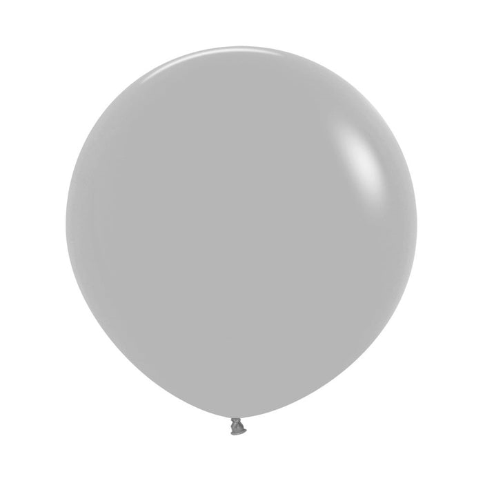 Globo Gris Fashion R24 x 3 Unidades Sempertex