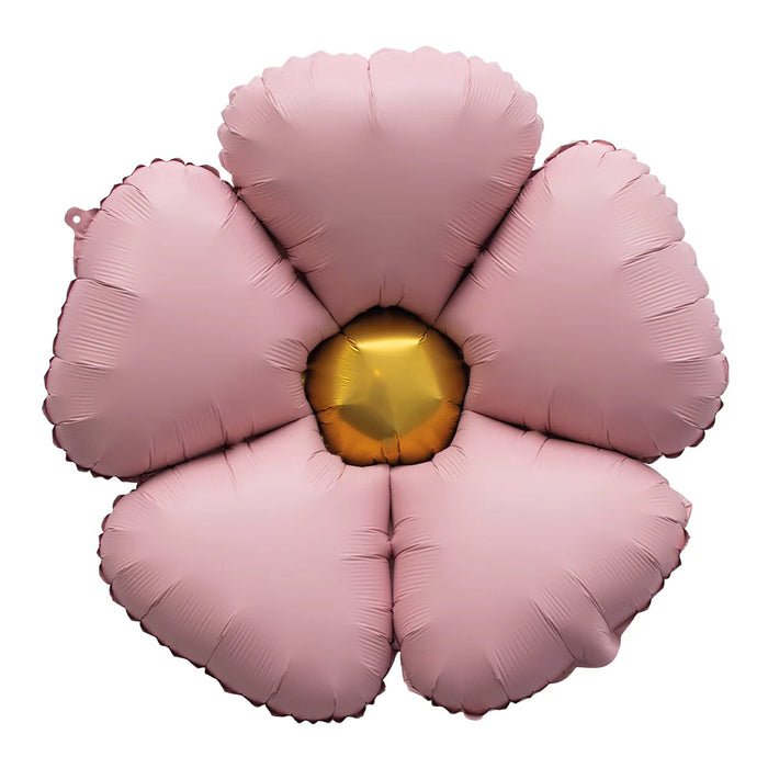 Globo Metalizado 27" Flor Rosada Sempertex X 1 Unidad