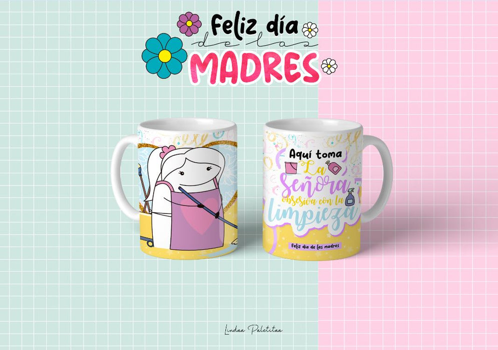Mug Feliz Dia De La Madre 11 Oz Ref. 37 x 1 Unidad