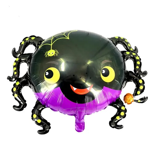 Globo Metalizado Araña Morada 18" x 1 Unidad