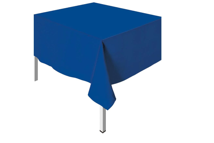Mantel Plastico Rectangular Azul Rey x 1 Unidad Sempertex
