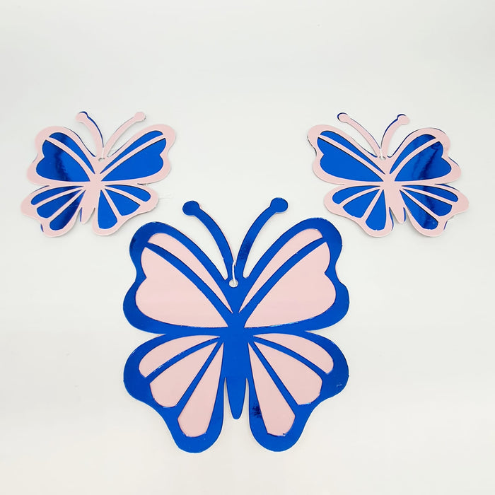 Aplique de Mariposas Decorativas Troqueladas X 3 Unidades  Ref.3