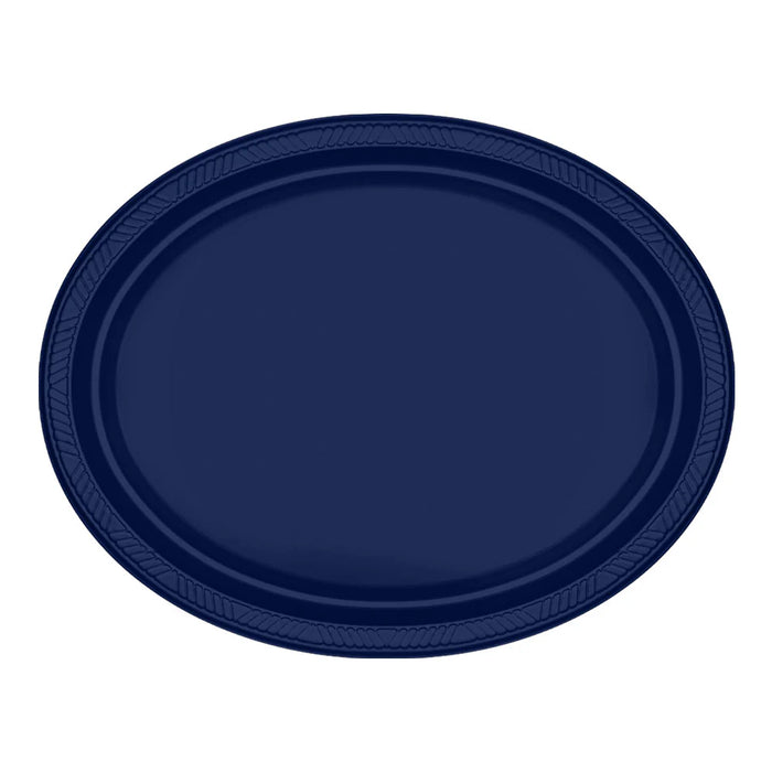 Bandeja Deluxe OXO Oval Azul Naval x 5 Unidades Sempertex