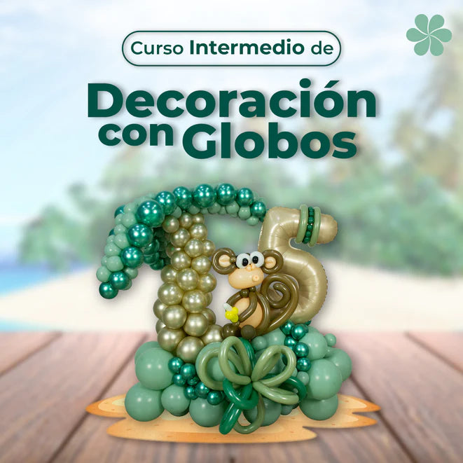 Curso intermedio En decoracion Con Globos Manizales 13 De Agosto 2025