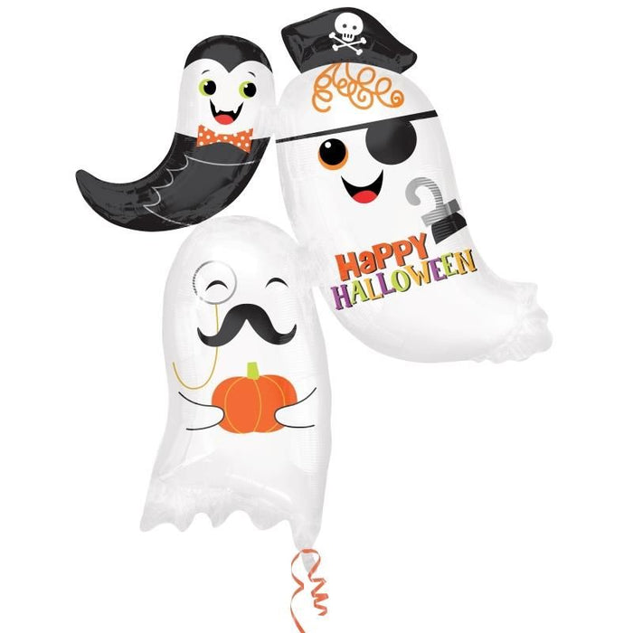 Globo Metalizado Halloween Familia Fantasma 30” X 1 Unidad