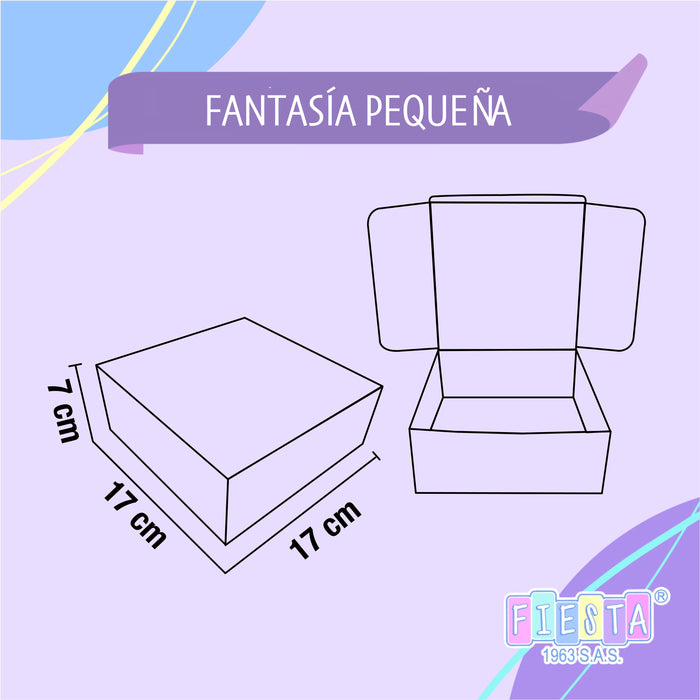 Caja Fantasia Pequeña Feliz Cumpleaños x 1 Unidad