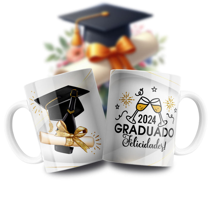Mug Mensaje de Grado 11 Oz Ref. 2 x 1 Unidad