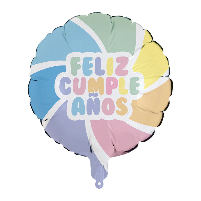 Globo Foil Feliz Cumpleaños Candy 18" x 1 Unidad Sempertex