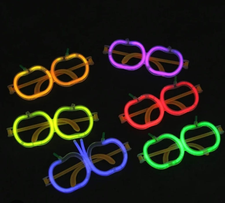 Gafas de Fiesta Fluorescente Calabaza Neon Amarillo X Unidad