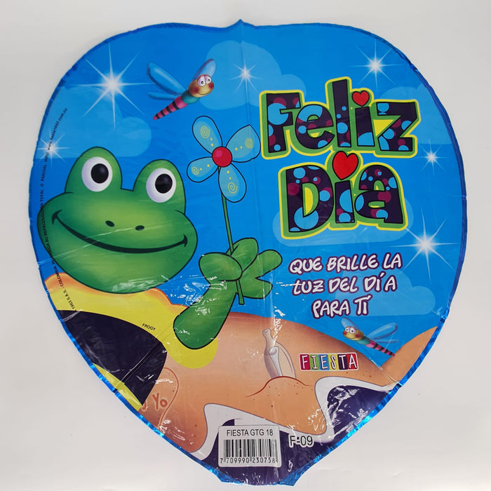 Globo Metalizado Corazon Mensaje  18" X Unidad Ref. 7