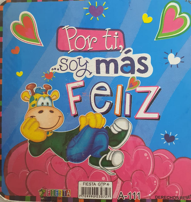 Globo Metalizado Cuadrado Mensaje  4" X Unidad Ref. 4