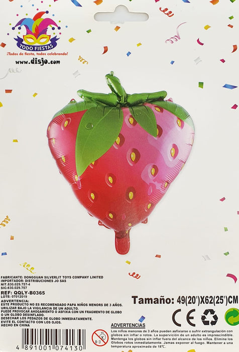 Globo Metalizado Fresa 25"