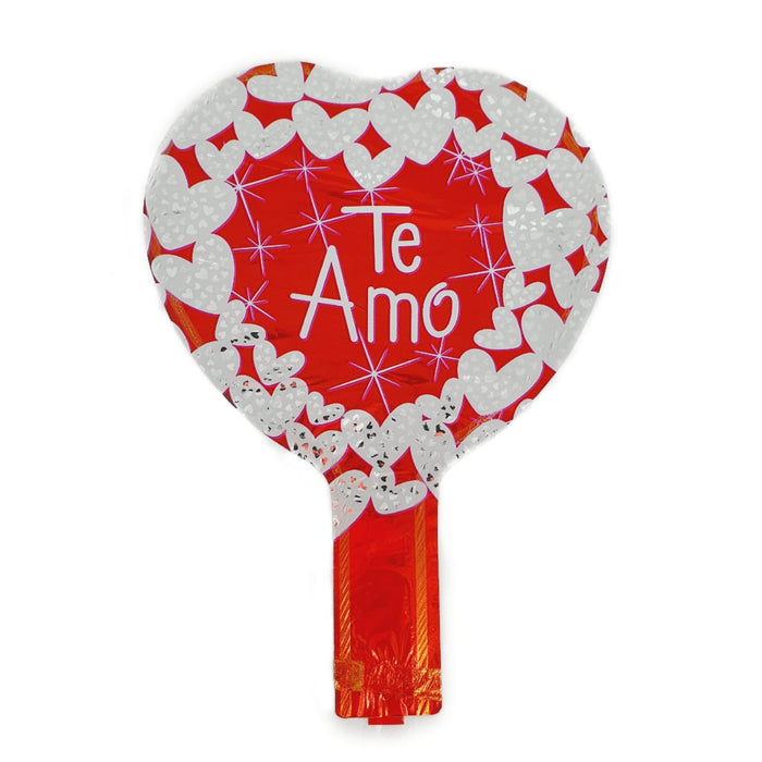 Globo Metalizado Te Amo 6" X 10 Unidades Ref. 3