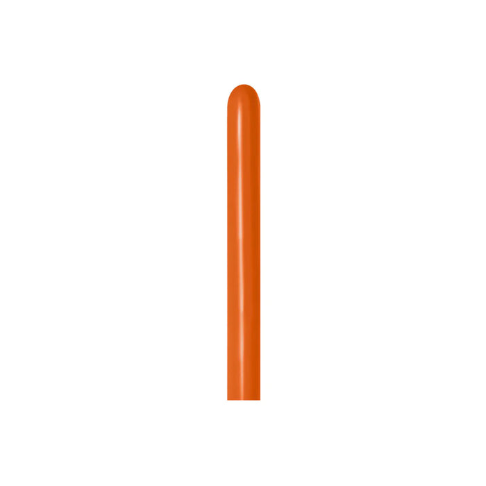 Globo Naranja Cobrizo Fashion Tubito 260 X 20 Unidades Sempertex