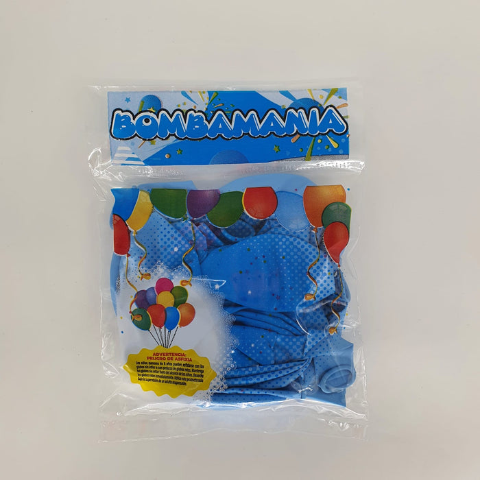Globo Linea Economica Azul Bebe R12 X 20 Unidades