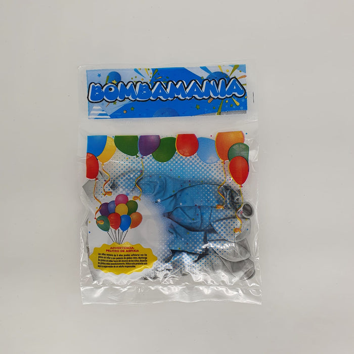 Globo Cromado Linea Economica  R5 Plateado X 20 Unidades