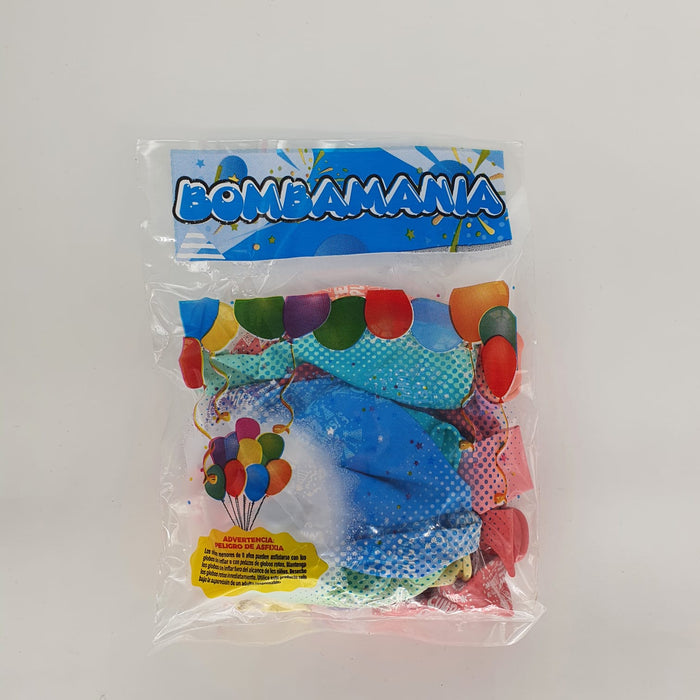 Globo Linea Economica Feliz Cumpleaños Pastel Surtidos R12 X 20 Unidades