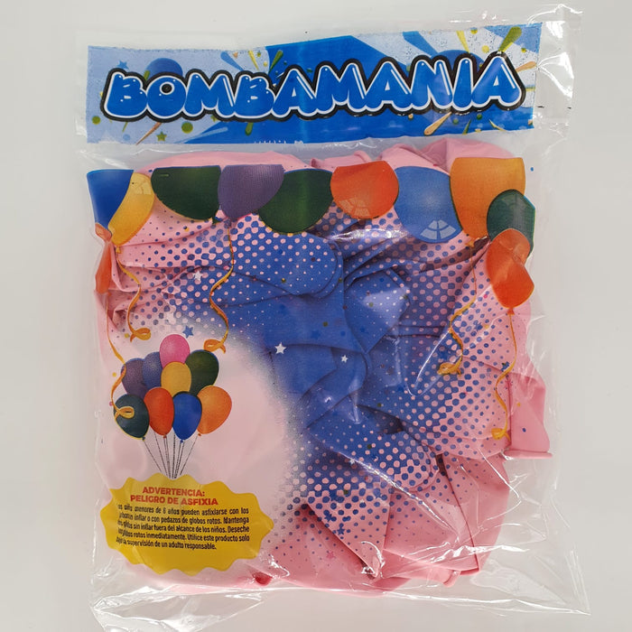 Globo Linea Economica Rosado Bebe R12 X 50 Unidades
