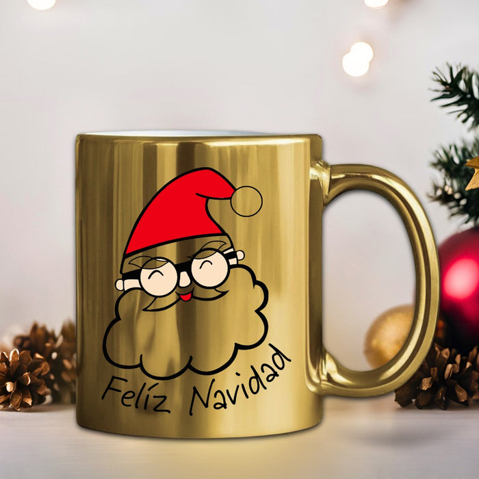 Mug Dorado Navidad 11 Oz Surtidos Caja  x 36 Unidades