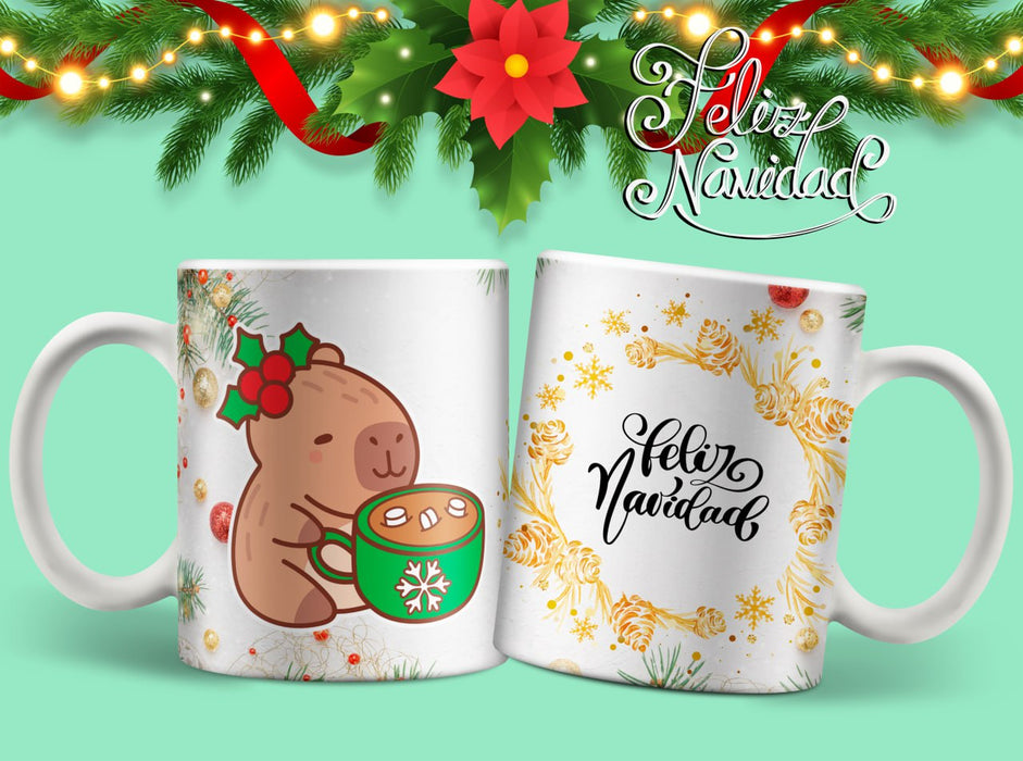 Mug Navidad 11 Oz Ref.  128 x 1 Unidad