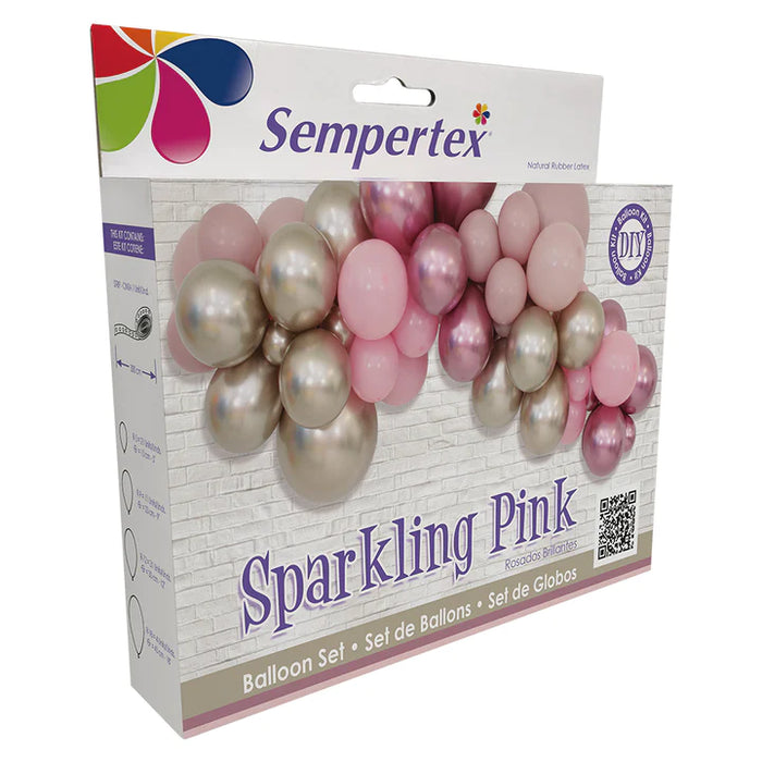 Kit DIY Guirnalda Orgánica Rosados Brillantes x 1