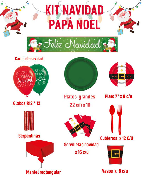 Kit Navidad Papa Noel