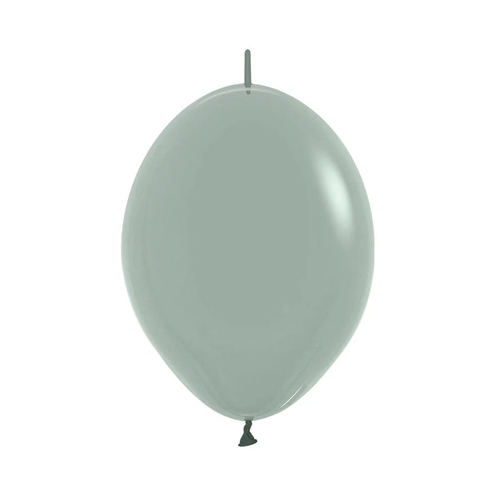 Globo Verde Laurel Pastel Dusk LOL 12" X 50 Unidades Sempertex