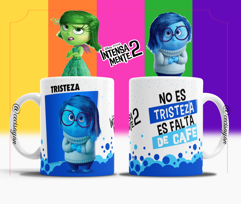 Mug Intensamente 2 11 Oz Surtidos Caja x 12 Unidades