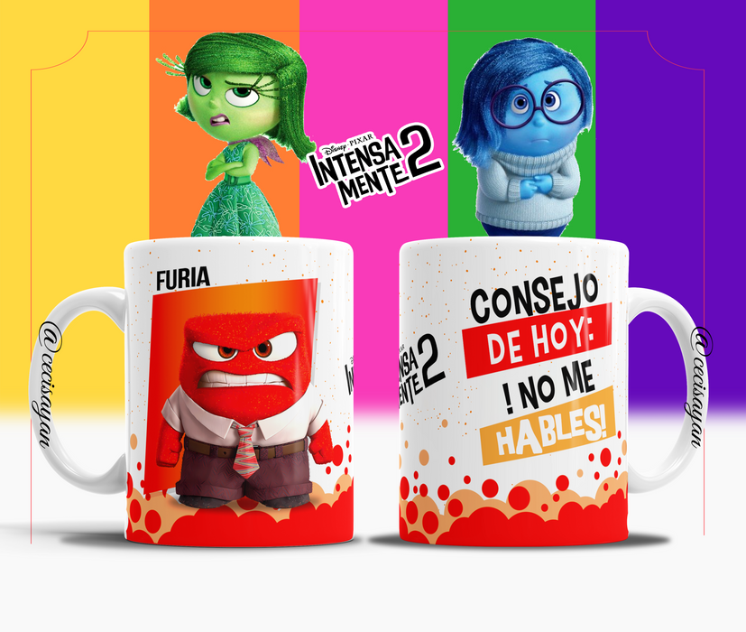 Mug Intensamente 2 11 Oz Surtidos Caja x 12 Unidades