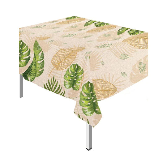 Mantel Peva Rectangular Hojas Tropicales X 1 Unidad Sempertex