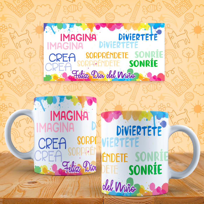 Mug Feliz Dia Del Niño 11 Oz Ref. 2 x 1 Unidad