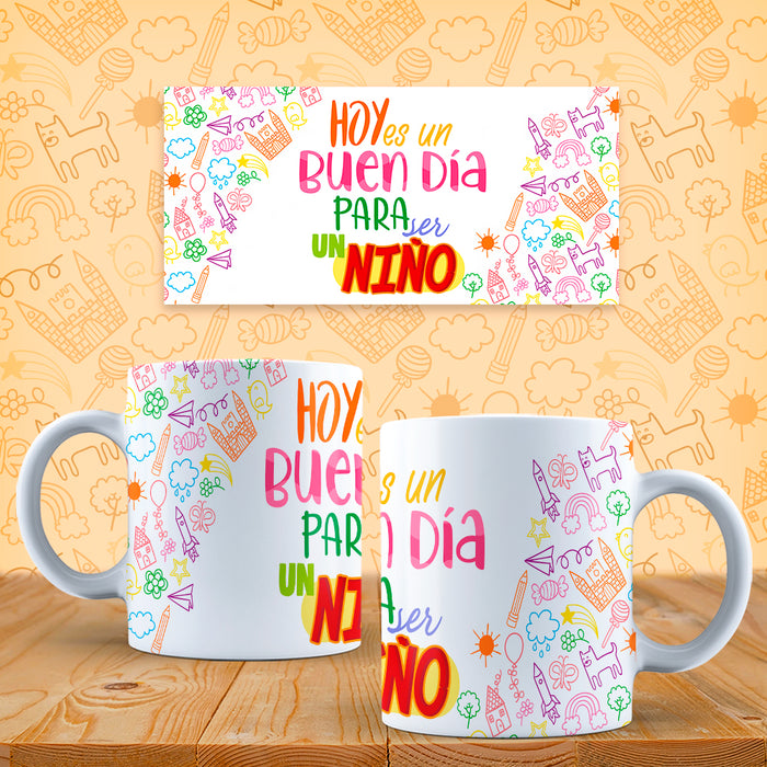 Mug Feliz Dia Del Niño 11 Oz Ref. 3 x 1 Unidad
