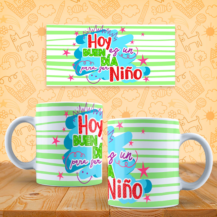 Mug Feliz Dia Del Niño 11 Oz Ref. 6 x 1 Unidad